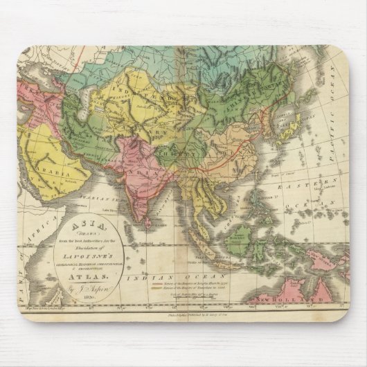 Asien und das Imperium von Genghis Kahn Mousepad (Vorne)
