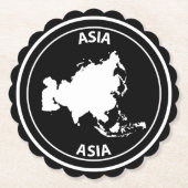 Asien Untersetzer (Vorderseite)