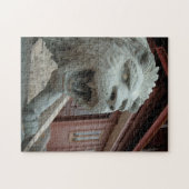 Asien, Vietnam. Löwenskulptur bei Chau Doc Puzzle (Horizontal)