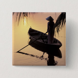 Asien, Vietnam, Mekong Delta, kann das. Abend Button