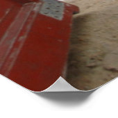 Asien, Vietnam. Verzierte Mauer an der Zitadelle Poster (Ecke)