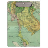 Asienantikkarte Klemmbrett (Vorderseite)