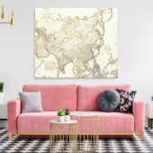 Asiengravur Leinwanddruck (Insitu (Wohnzimmer))