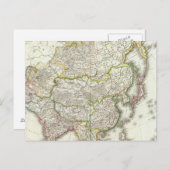 Asiengravur Postkarte (Vorne/Hinten)