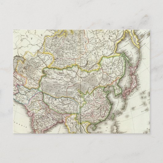 Asiengravur Postkarte (Vorderseite)