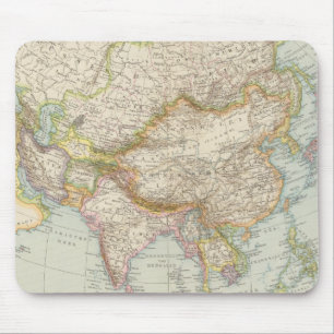 Asienkarte Mousepad