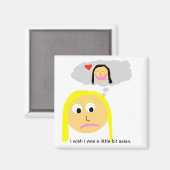 Asienmagnet Magnet (Vorderseite/Rückseite)