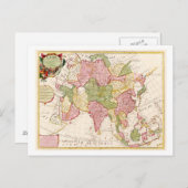 AsienPanoramakarteAsien 10 Postkarte (Vorne/Hinten)