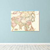 AsienPanoramakarteAsien 2 Leinwanddruck (Insitu (Holzboden))