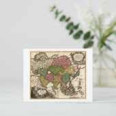 AsienPanoramakarteAsien 5 Postkarte (Stehend Vorderseite)