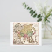 AsienPanoramakarteAsien 6 Postkarte (Stehend Vorderseite)
