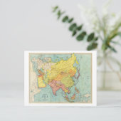 AsienPanoramakarteAsien 9 Postkarte (Stehend Vorderseite)