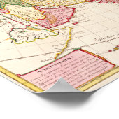 AsienPanoramakarteAsien Poster (Ecke)