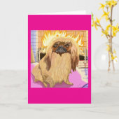 Asil By The Fire 🔥 Karte (Gelbe Blume)