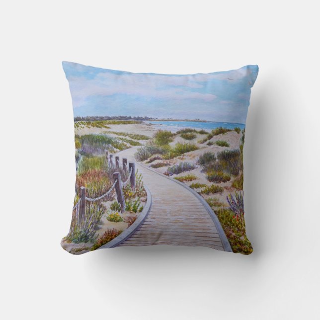 Asilomar-Strandweg Kissen (Vorderseite)