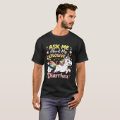 Ask about explosive diarrhea funny poop meme T-Shirt (Vorne ganz)