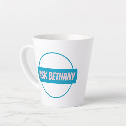 Ask Bethany Latte Mug Milchtasse (Linke Ecke)