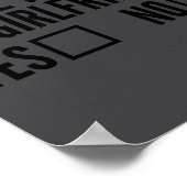 Ask Her Will You Be My Girlfriend Valentine's Day Poster (Ecke)