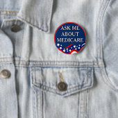Ask Me About Medicare  Button (Beispiel)
