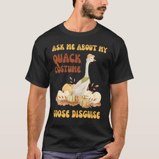 Ask Me About My Duck Disguise Rubber Duck T-Shirt (Vorderseite)