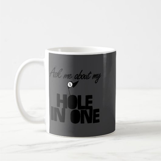 Ask Me About My Hole In One Funny Golf  Kaffeetasse (Links)