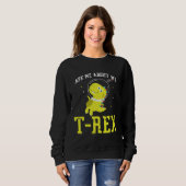 Ask me about my Rex nice space astronaut dino Sweatshirt (Vorne ganz)