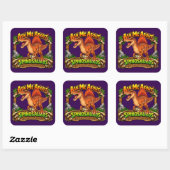 Ask Me About the Spinosaurus | 3 inch Sticker (Blatt)