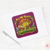 Ask Me About the Stegosaurus | 3 inch Sticker (Umschlag)