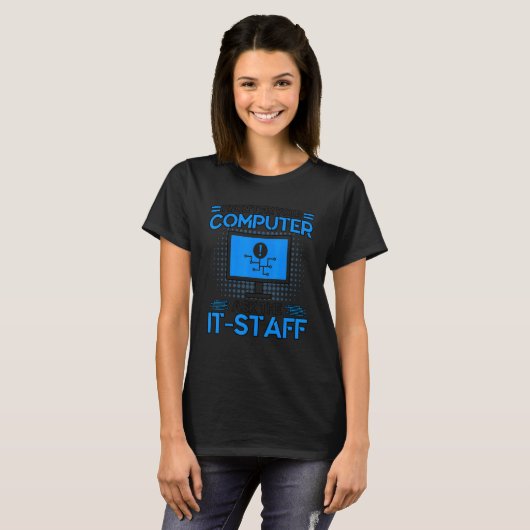 Ask The It Staff Cyber Warrior & Security Expert T-Shirt (Vorne ganz)