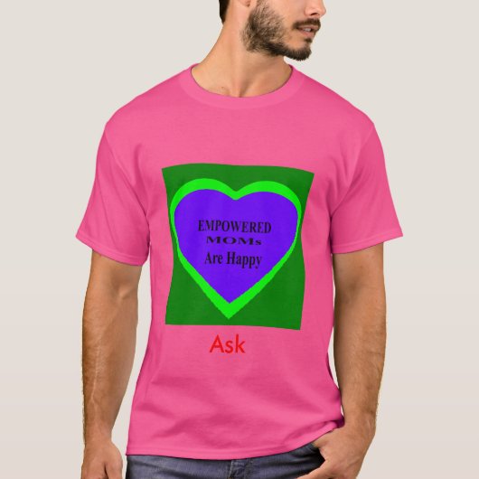 Ask TjGibney The MUSEUM Zazzle Template T-Shirt (Vorderseite)