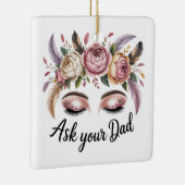 Ask Your Dad Keramikornament (Rechts)