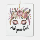 Ask Your Dad Keramikornament (Links)