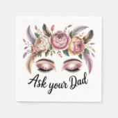 Ask Your Dad Serviette (Vorderseite)