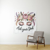 Ask Your Dad Wandteppich (Beispiel)