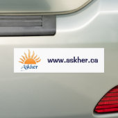 askher bumber sticker2 autoaufkleber (Auf Auto)