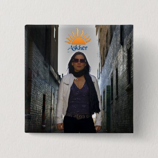 Askher Knopf Lori-Logo Button (Vorderseite)