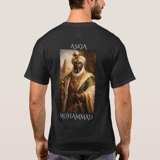 Askia Muhammad T-Shirt (Rückseite)