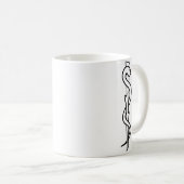 Asklepius-Blut [medizinisches Symbol] Kaffeetasse (VorderseiteRechts)