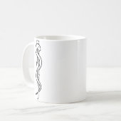 Asklepius-Blut [medizinisches Symbol] Kaffeetasse (Vorderseite Links)