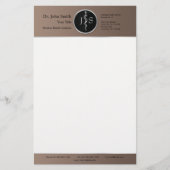 Asklepius Medical Classy Noble Silver Briefpapier (Vorderseite)