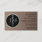 Asklepius Medical Classy Noble Silver Terminkarte (Vorderseite)