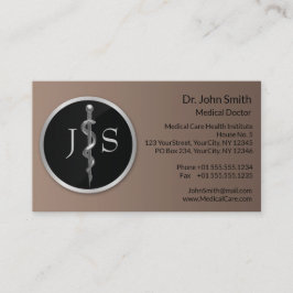 Asklepius Medical Classy Noble Silver Terminkarte