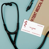 Asklepius White Visitenkarte