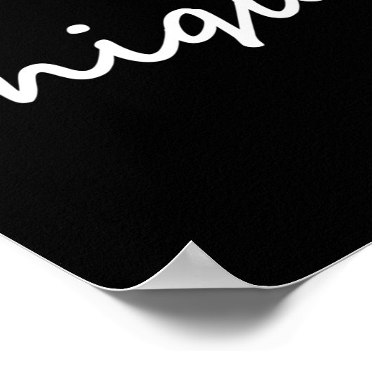 ASL Alphabet American Sing Language ASL Tee Poster (Ecke)