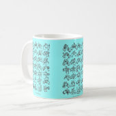 ASL-Alphabet-Cup Kaffeetasse (Vorderseite Links)
