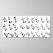 ASL Alphabet Poster (Vorne)