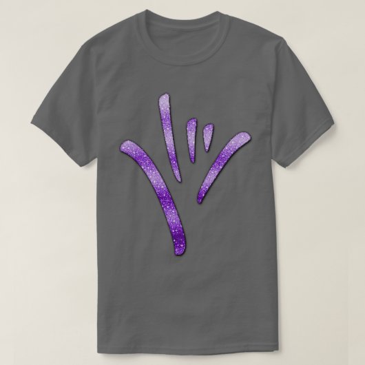 ASL American Sign Language I Liebe 1 T-Shirt (Design vorne)