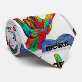 ASL American Sign Language I LIEBE SIE MEHR Krawatte (Gerollt)