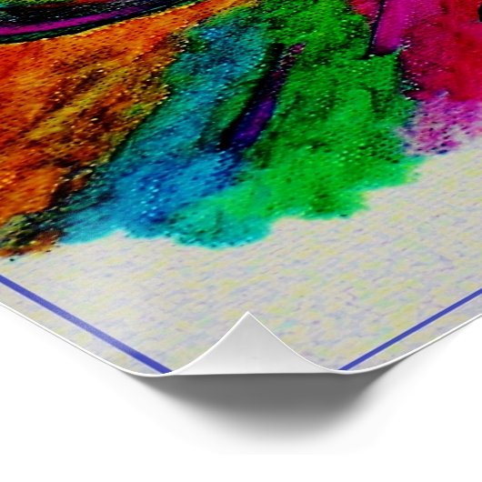 ASL American Sign Language I LIEBE SIE MEHR Poster (Ecke)