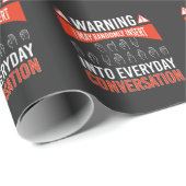 ASL American Sign Language Interpreter Deaf Geschenkpapier (Rolleneckpunkt)